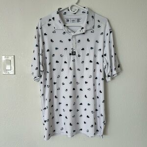 Hazards & Bogeys Babyfleet White Nike Modern Performance Polo, Size L